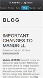 Mobile Screenshot of blog.mandrill.com